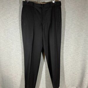 Men's Brooks Brothers Black Madison Fit Pants, Size 34/32